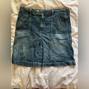 vintage gap denim skirt